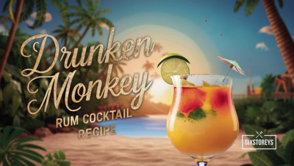 Drunken Monkey Rum Cocktail Recipe