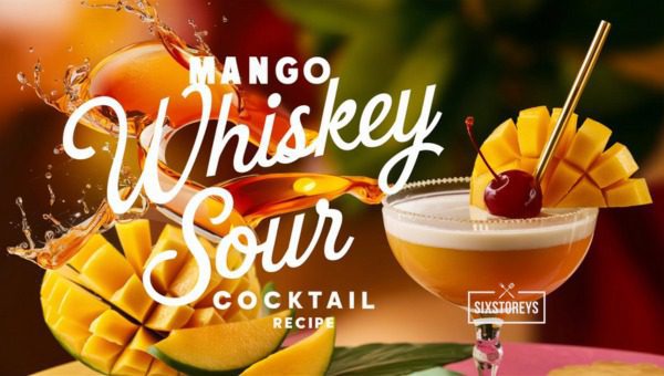 Mango Whiskey Sour Cocktail Recipe