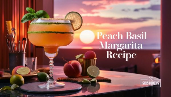 Peach Basil Margarita Recipe