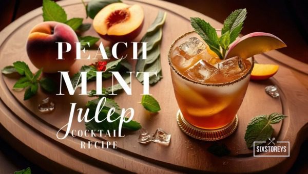 Peach Mint Julep Cocktail Recipe