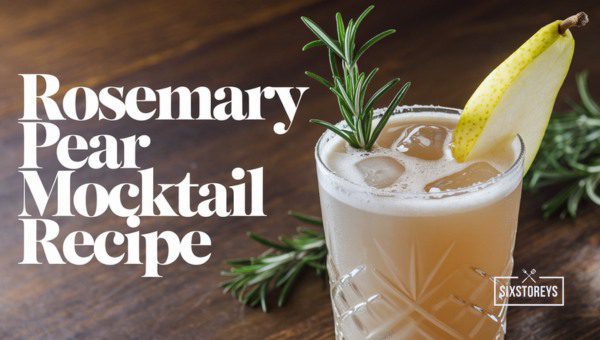 Rosemary Pear Mocktail Recipe