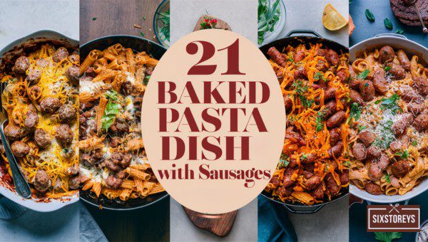 Baked Pasta Dish with Sausages