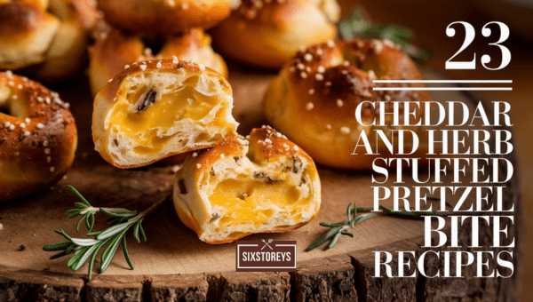 Cheddar and Herb Stuffed Pretzel Bite Recipes