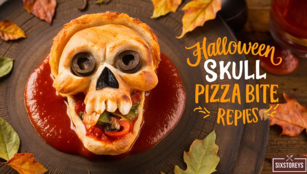 Halloween Skull Pizza Bite Recipe