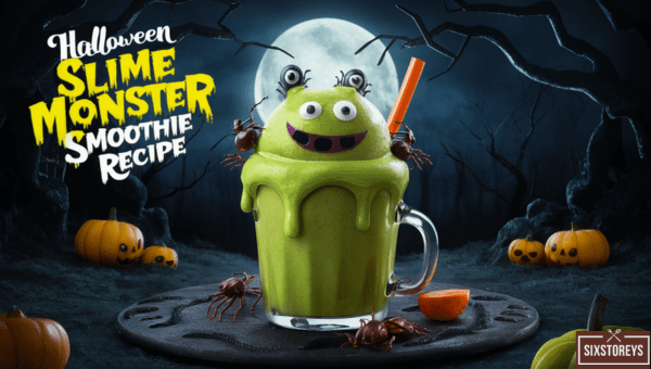 Halloween Slime Monster Smoothie Recipe