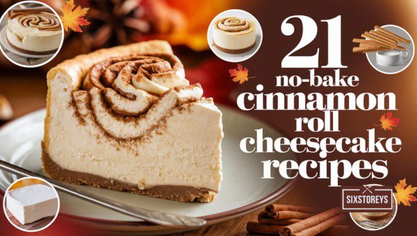 No-Bake Cinnamon Roll Cheesecake Recipes