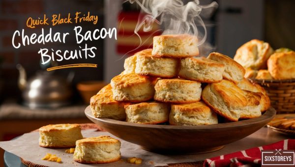 Quick Black Friday Cheddar Bacon Biscuits