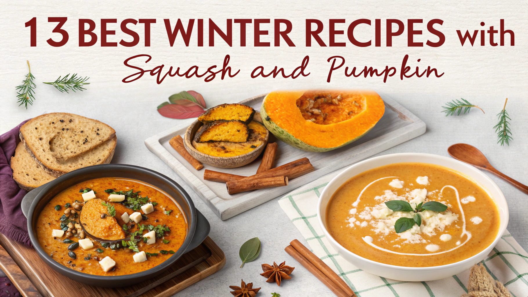 Best Winter Recipes with Squash and Pumpkin