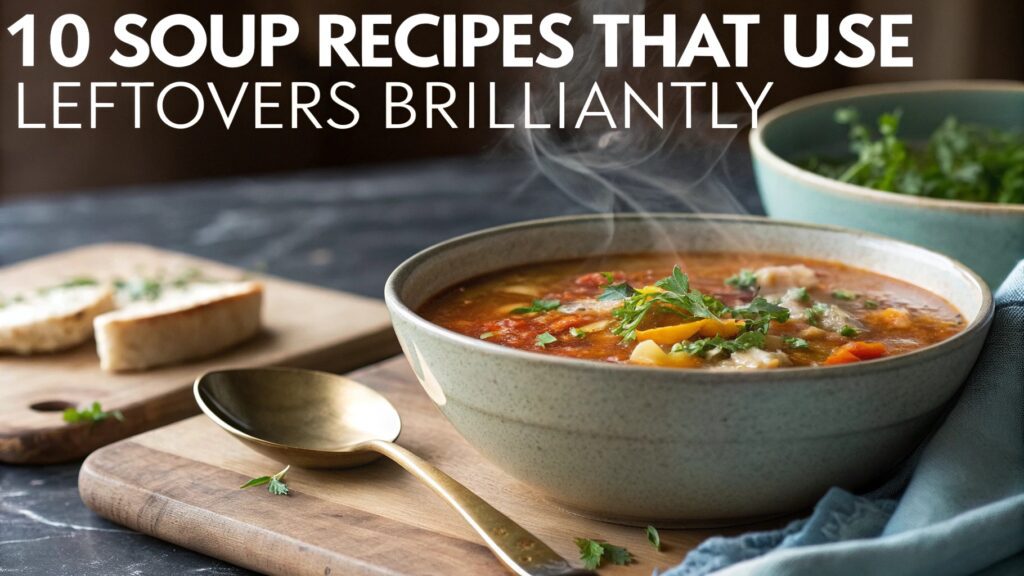 Soup Recipes That Use Leftovers Brilliantly