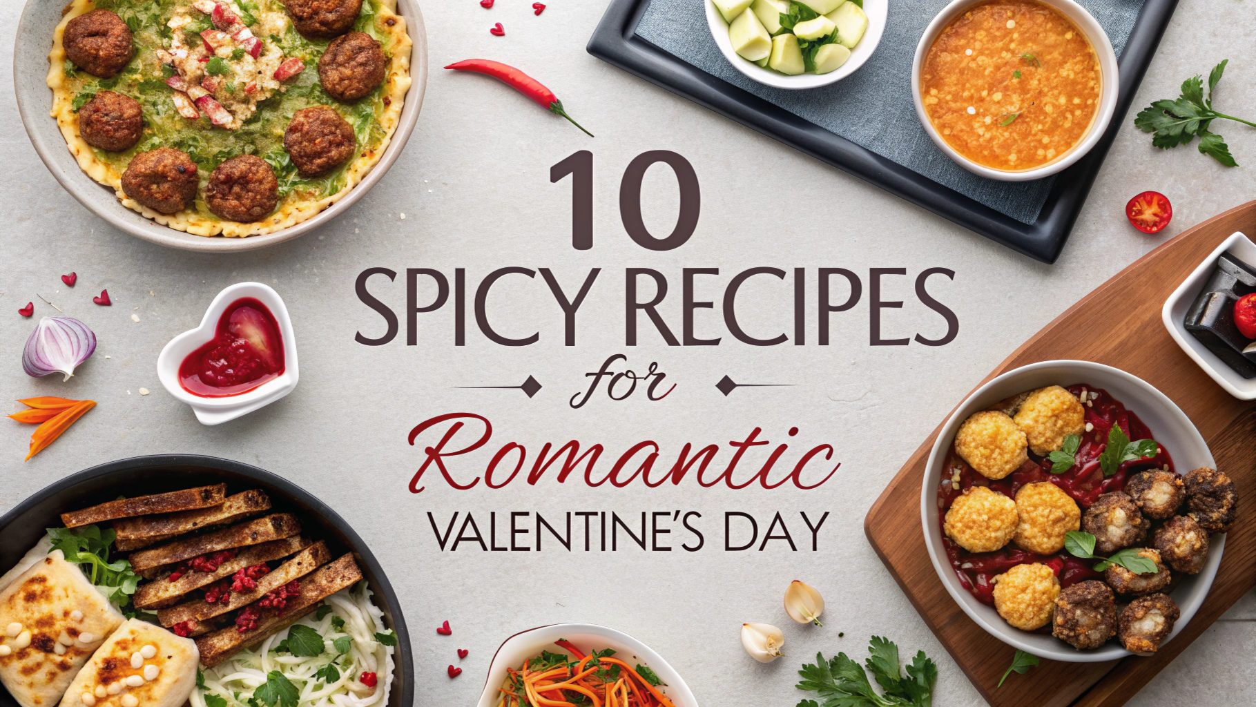 Spicy Recipes for Romantic Valentine's Day