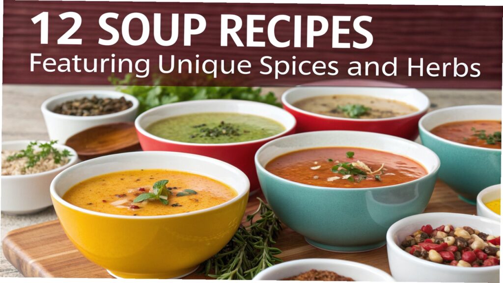 Soup Recipes Featuring Unique Spices and Herbs