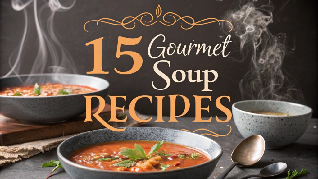 15 Gourmet Soup Recipes