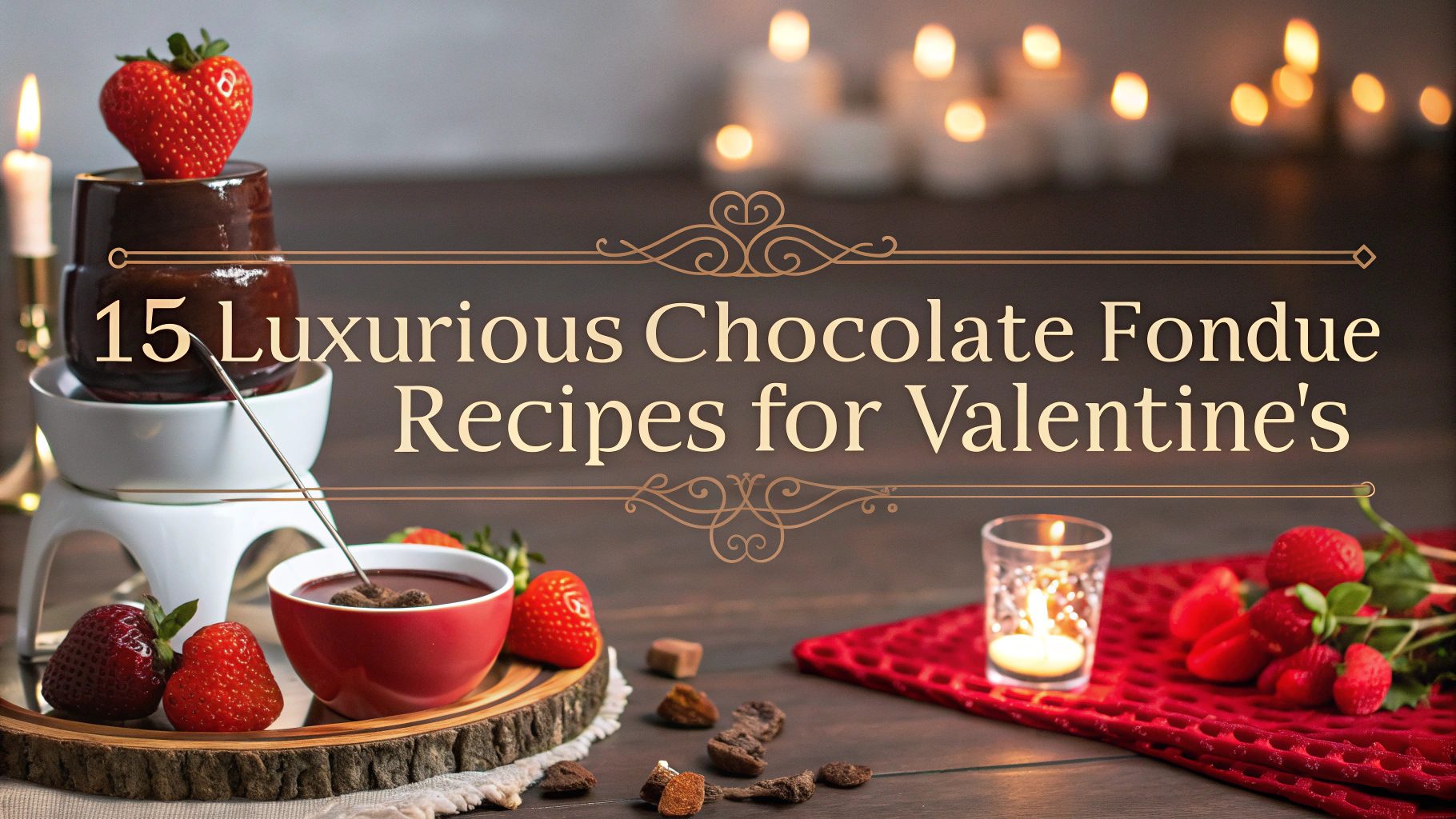 Luxurious Chocolate Fondue Recipes for Valentine's Day