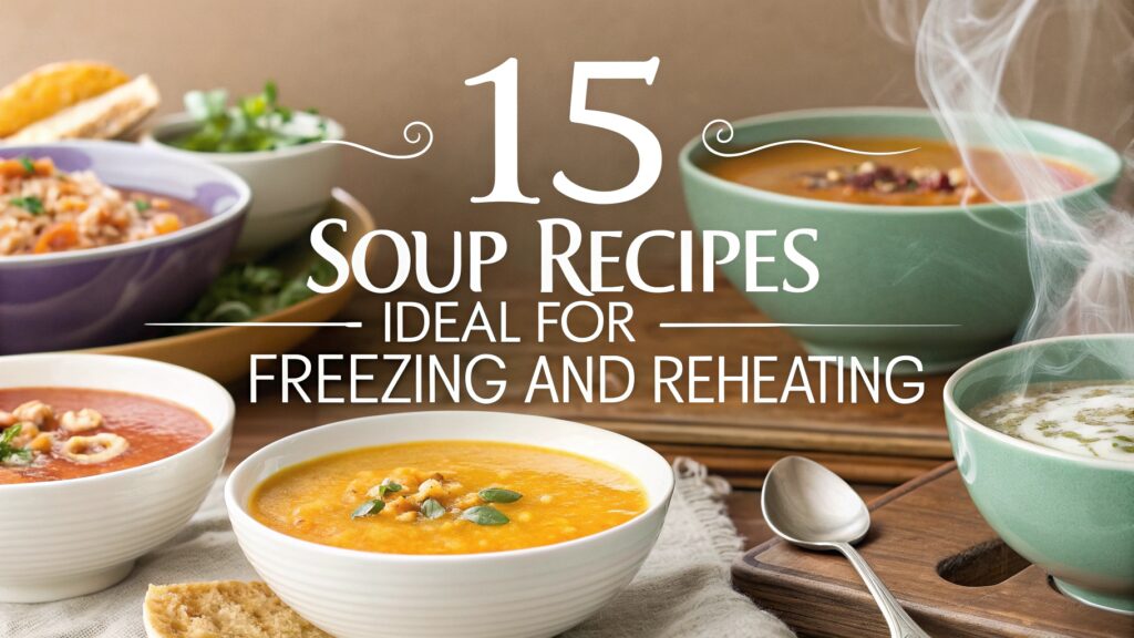 Soup Recipes Ideal for Freezing and Reheating