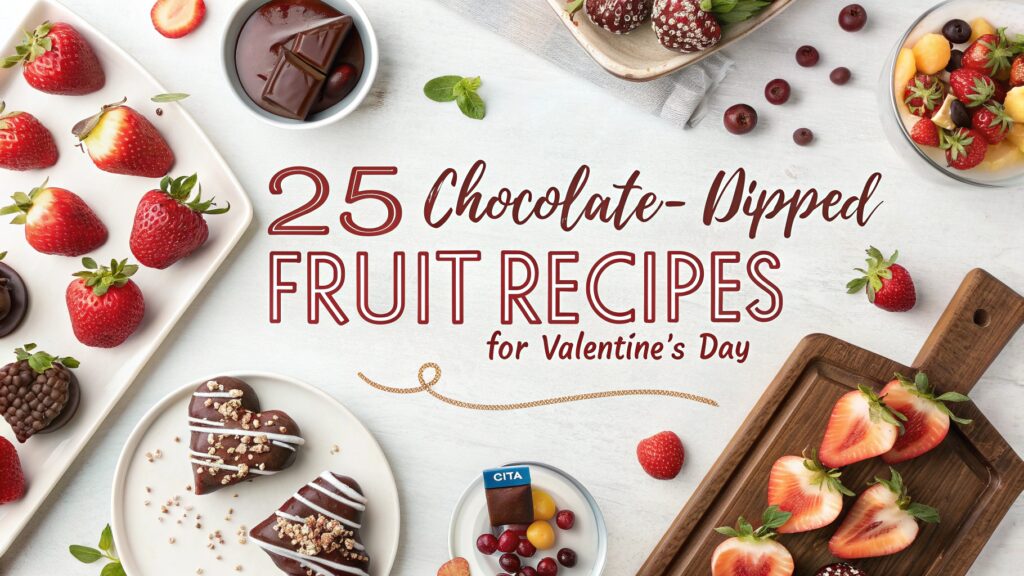 25 Chocolate-Dipped Fruit Recipes for Valentine’s Day