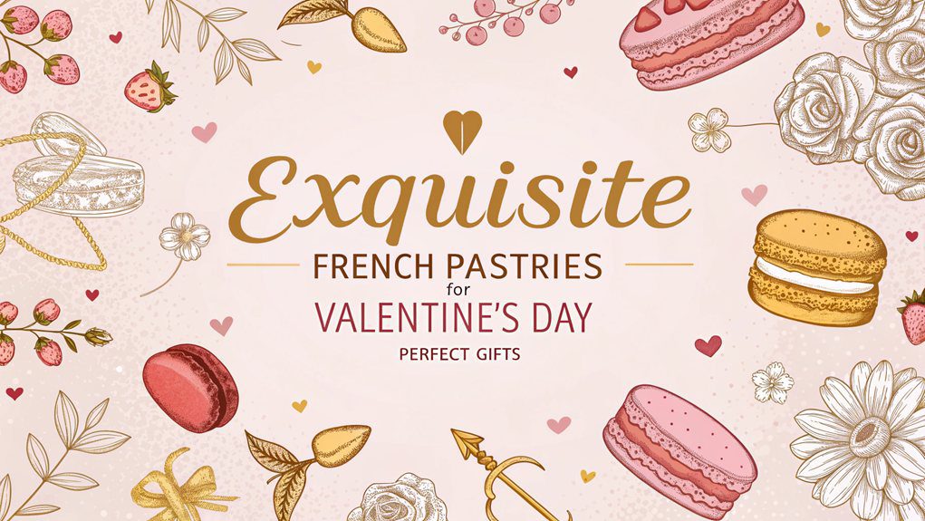 french valentine pastries gifts