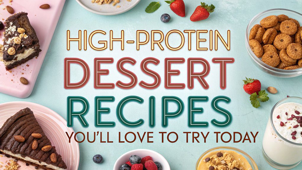 high protein dessert recipes collection