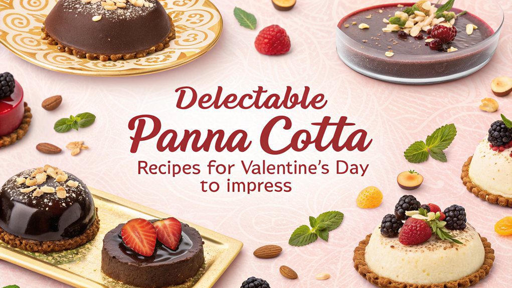 panna cotta valentine recipes