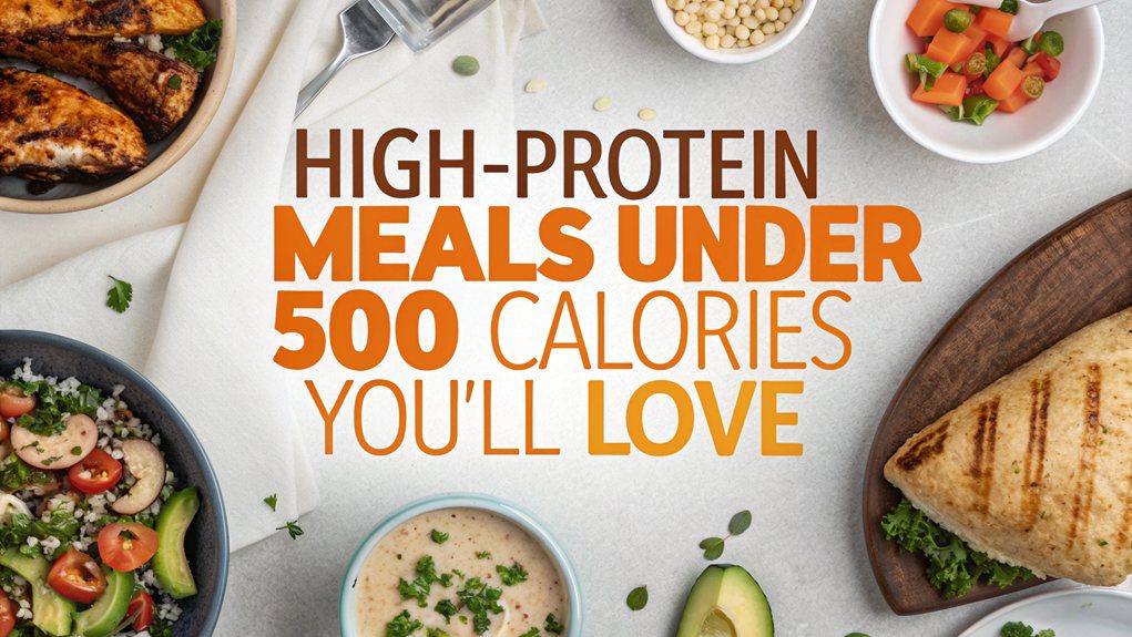 protein meals under calories