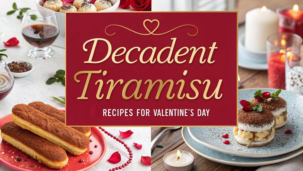 tiramisu for valentine desserts