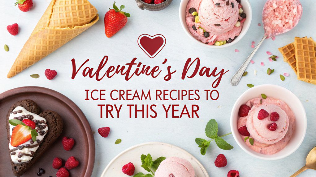 valentine ice cream recipes