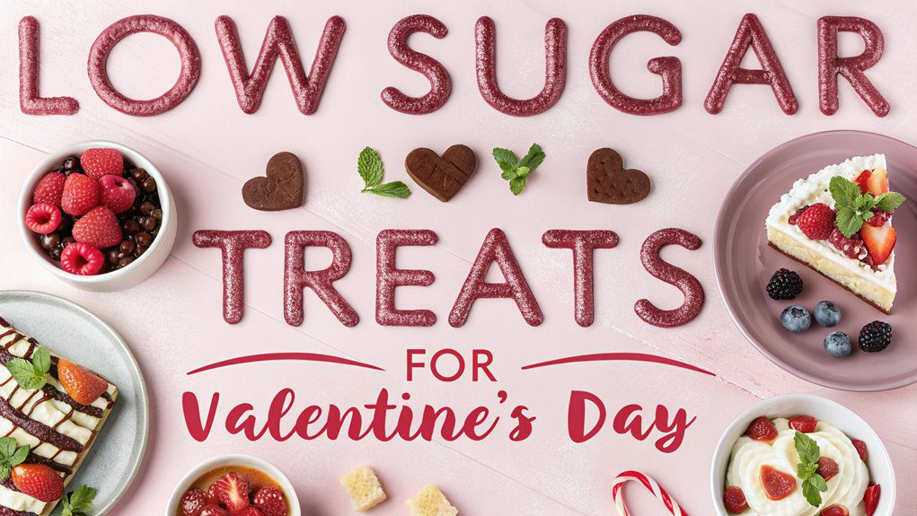 valentine low sugar treats