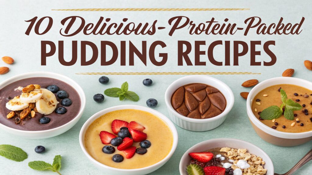 10 Delicious Protein-Packed Pudding Recipes