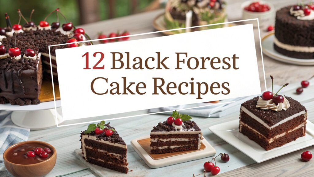 12 Black Forest Cake Recipes