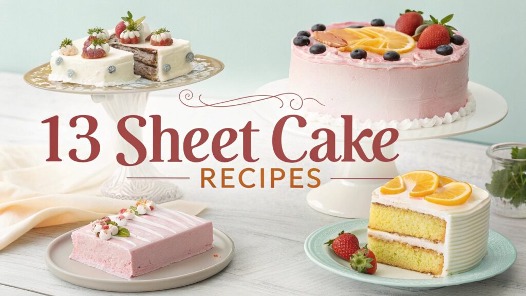 13 Sheet Cake Recipes