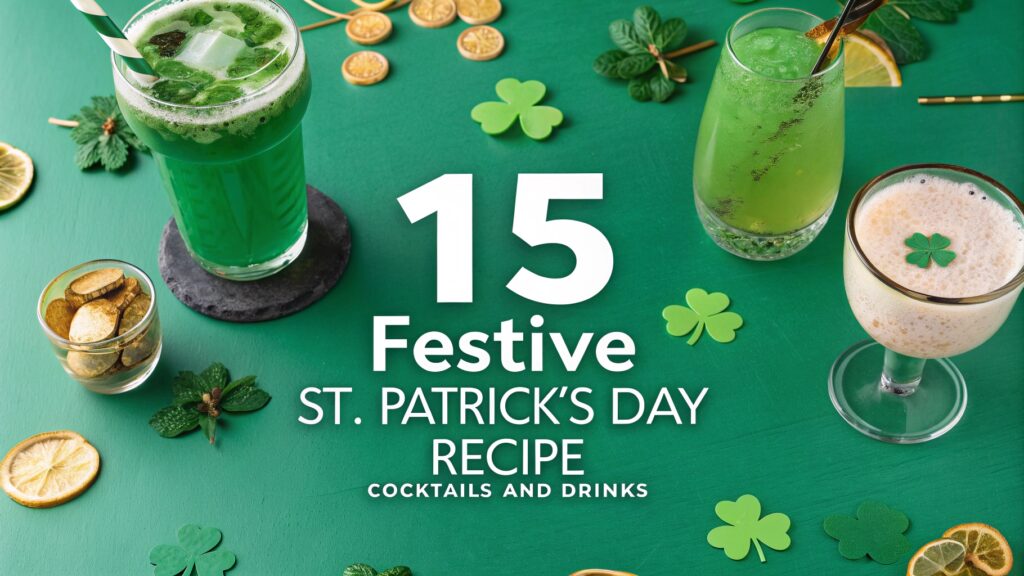 15 Festive St. Patrick’s Day Recipe Cocktails and Drinks 