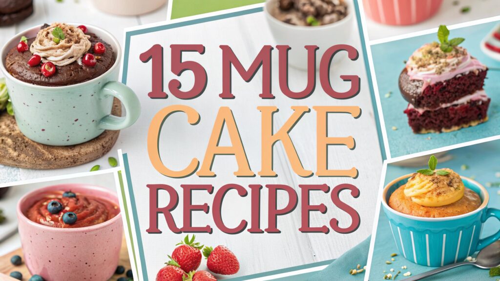 15 Mug Cake Recipes