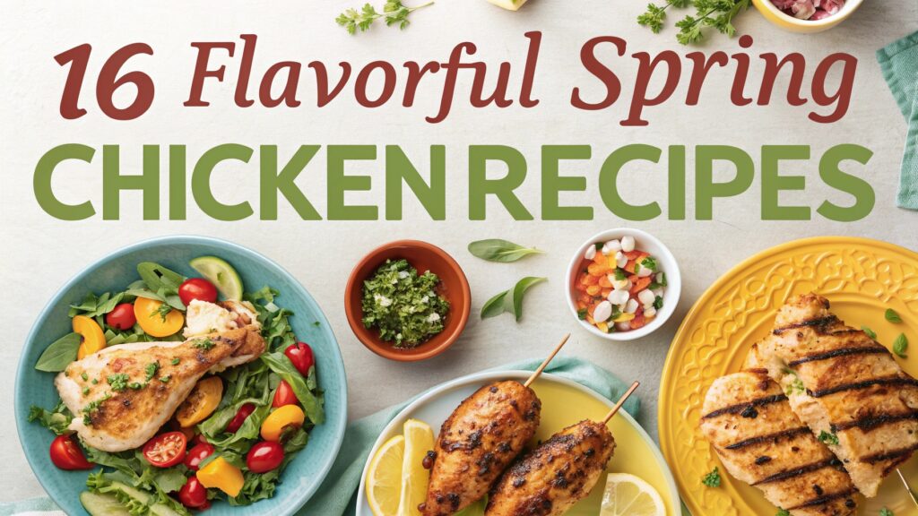 16 Flavorful Spring Chicken Recipes