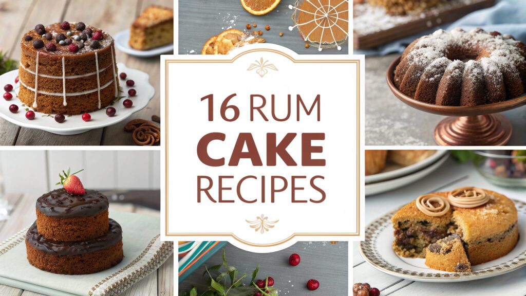 16 Rum Cake Recipes