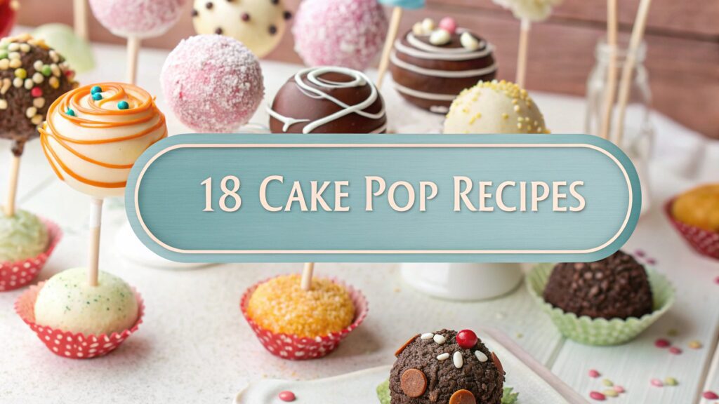 18 Cake Pop Recipes