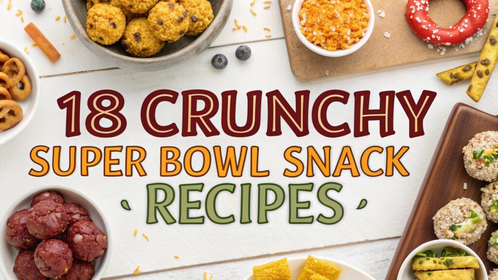 Crunchy Super Bowl Snack Recipes