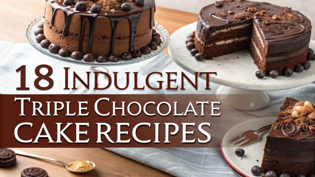 18 Indulgent Triple Chocolate Cake Recipes