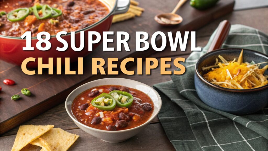 18 Super Bowl Chili Recipes