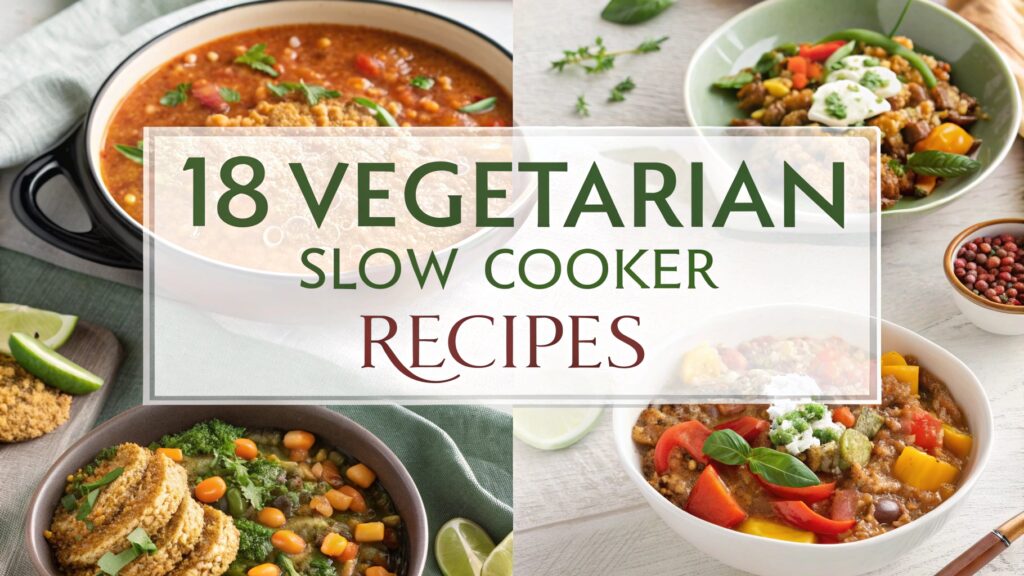 18 Vegetarian Slow Cooker Recipes