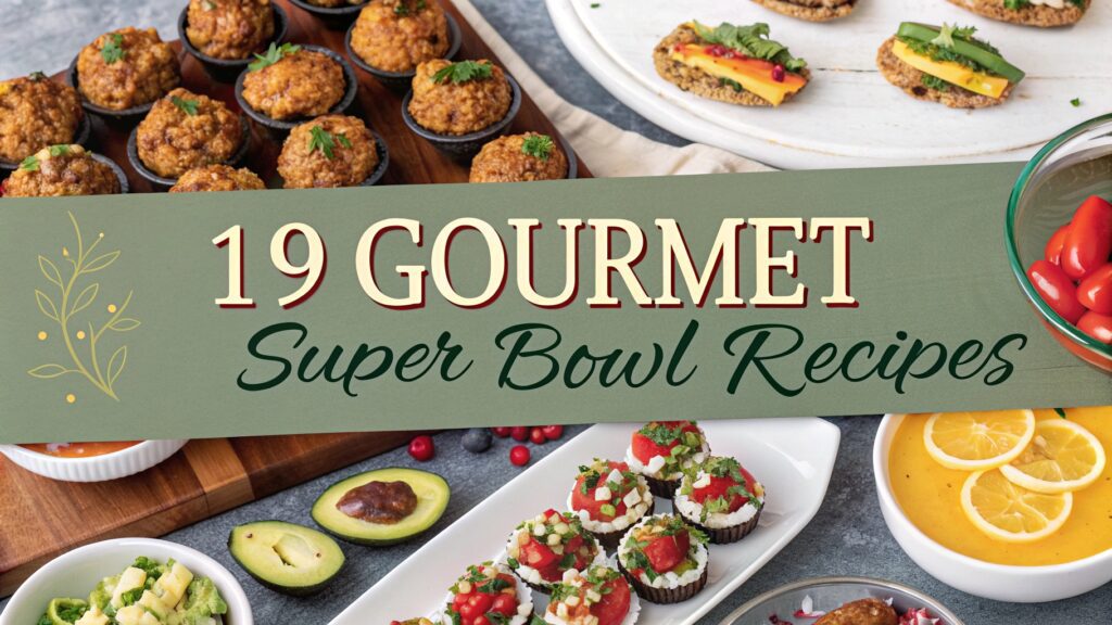 19 Gourmet Super Bowl Recipes