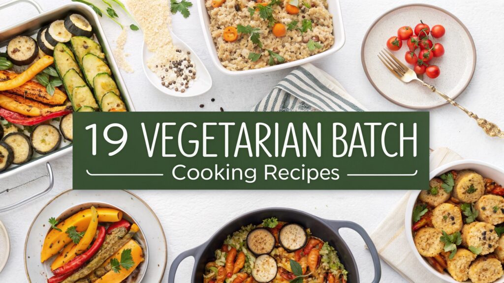 19 Vegetarian Batch Cooking Recipes