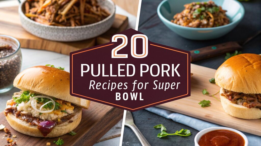 20 Pulled Pork Recipes for Super Bowl