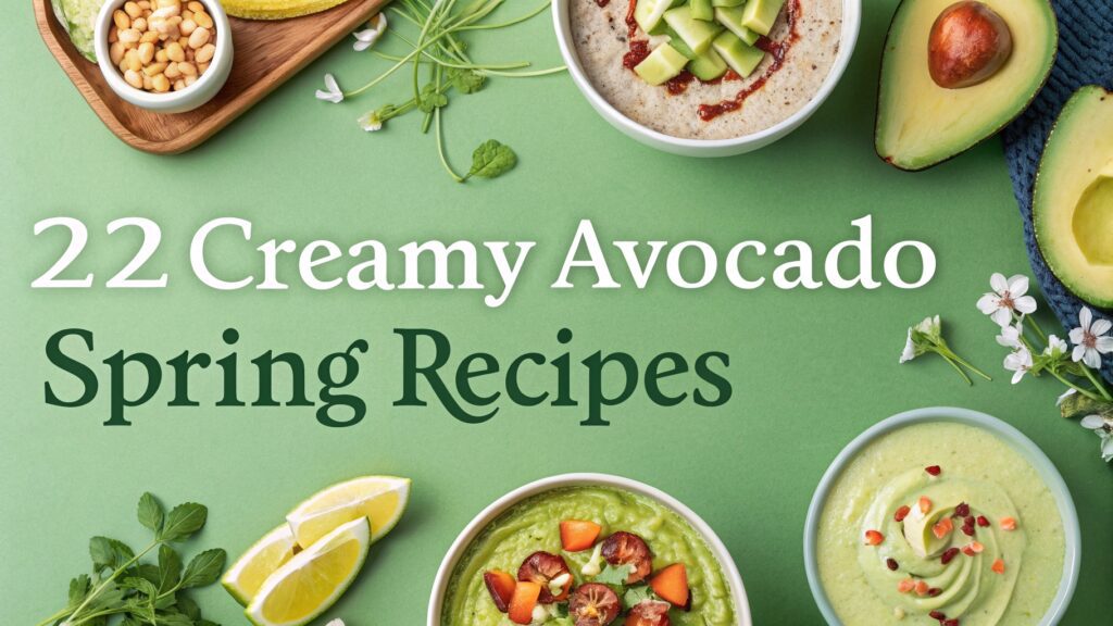 22 Creamy Avocado Spring Recipes