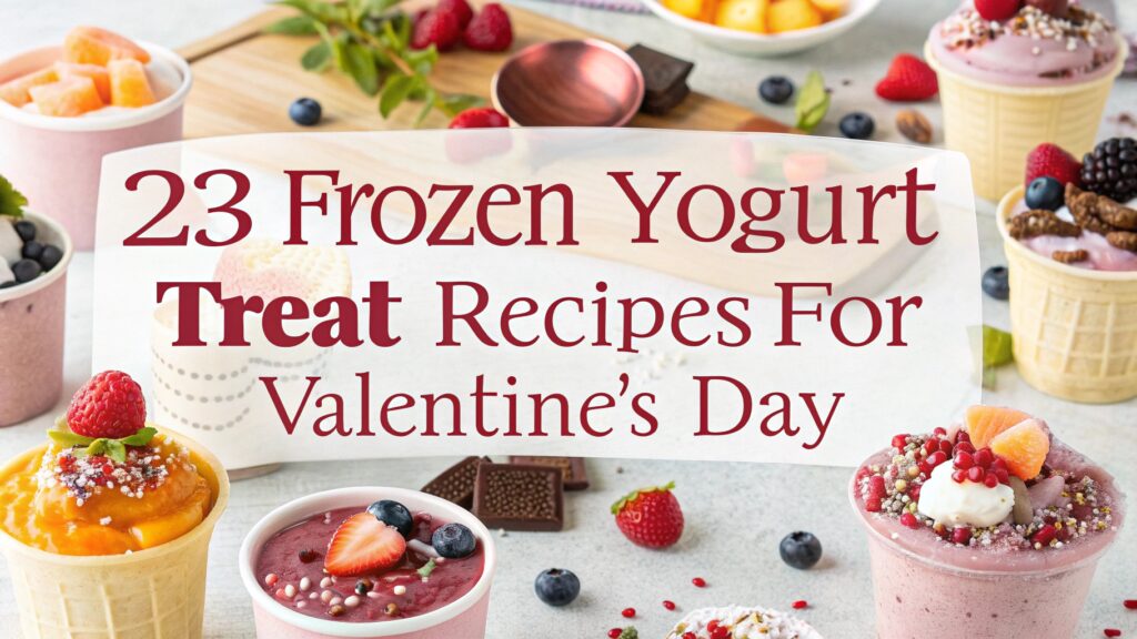 23 Frozen Yogurt Treat Recipes for Valentine’s Day