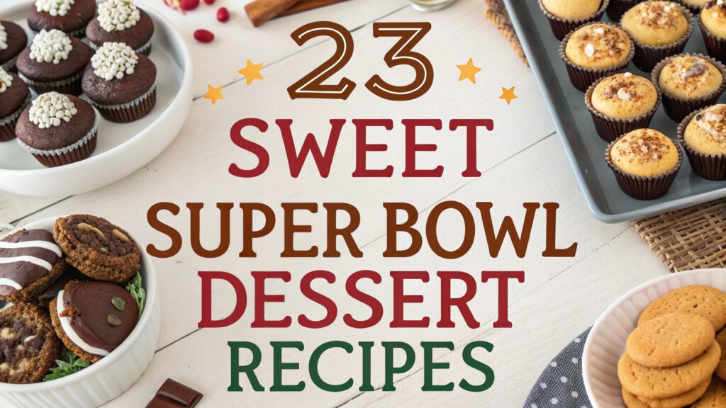 23 Sweet Super Bowl Dessert Recipes
