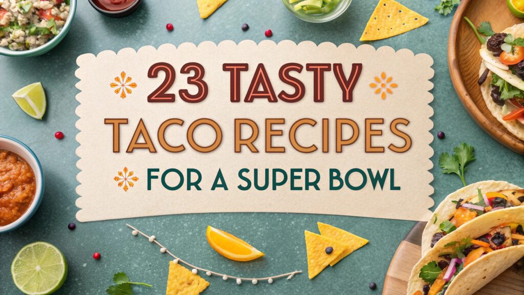 23 Tasty Taco Recipes for a Super Bowl