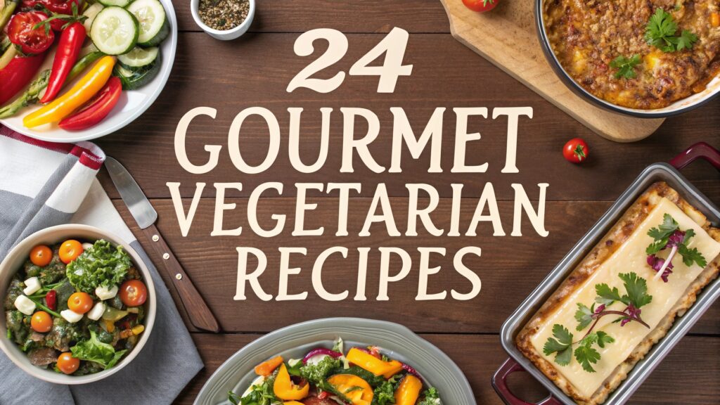 24 Gourmet Vegetarian Recipes