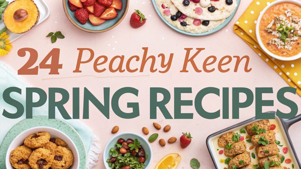 24 Peachy Keen Spring Recipes