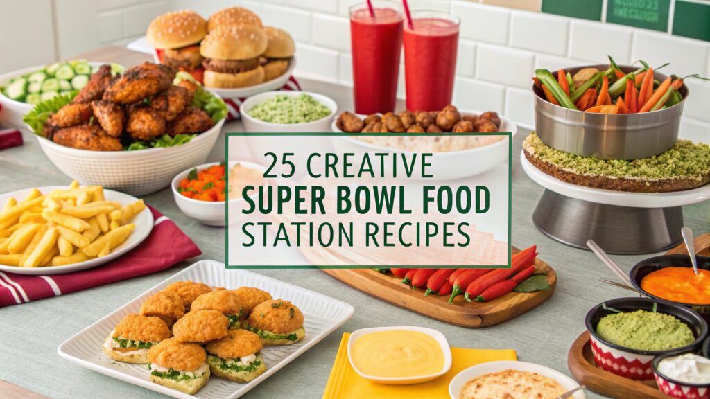 25 Creative Super Bowl Food Station Recipes