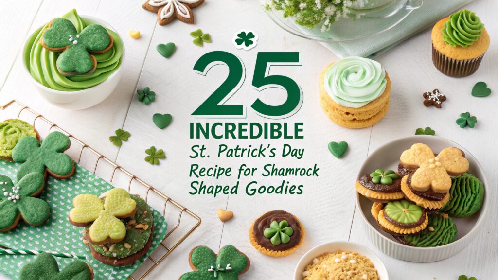 25 Incredible St. Patrick’s Day Recipe for Shamrock Shaped Goodies