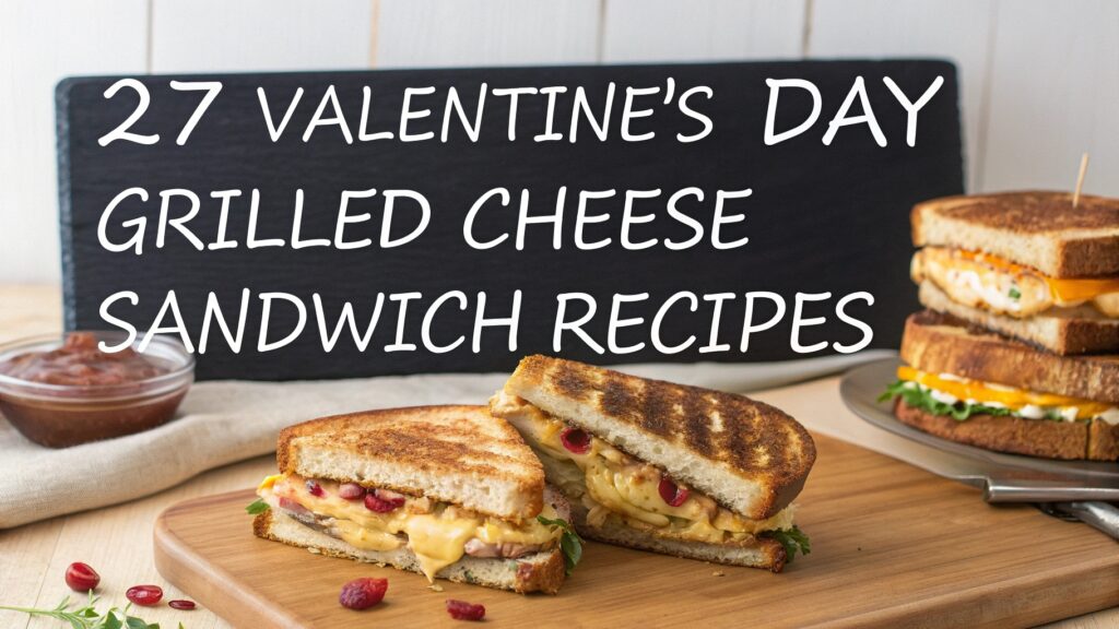 27 Valentine's Day Grilled Cheese Sandwich Recipes You'll Love